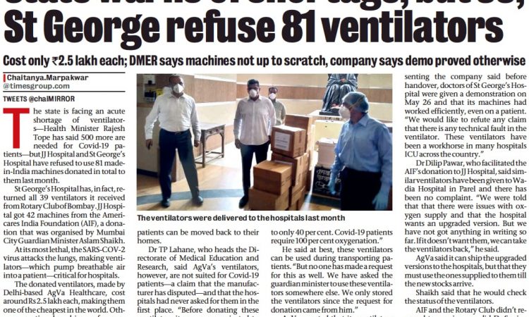 https://mumbaimirror.indiatimes.com/mumbai/other/state-warns-of-shortage-but-jj-st-george-refuse-81-ventilators/articleshow/76454415.cms